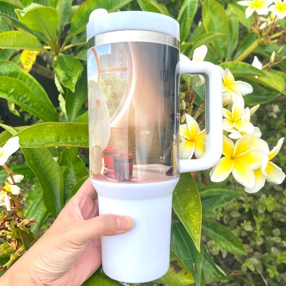 Disney Big Hero 6 Baymax 40 oz Tumbler/Water bottle/Mug with hand carry … - Picture 6 of 16